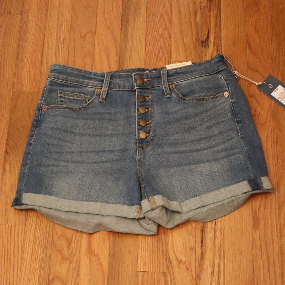 Universal Thread High Rise MIDI Jean Shorts